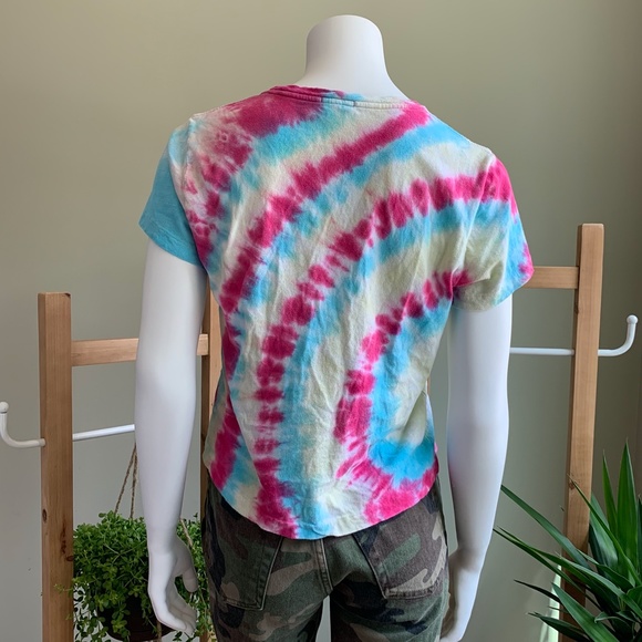 Re/Done tie dye tee - Picture 5 of 7